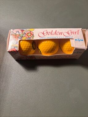 Yellow Golf Balls - 3 Pack